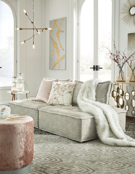 Bales Taupe 2-Piece Modular Seating - Ornate Home