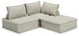 Bales Taupe 3-Piece Modular Seating - Ornate Home