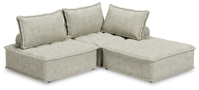 Bales Taupe 3-Piece Modular Seating - Ornate Home
