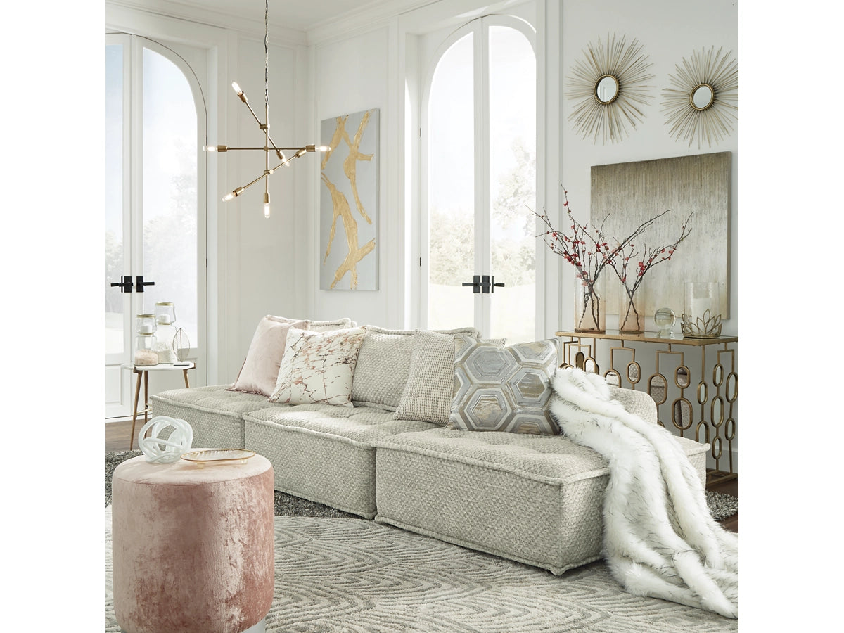 Bales Taupe 3-Piece Modular Seating - Ornate Home