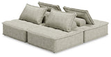 Bales Taupe 4-Piece Modular Seating - Ornate Home