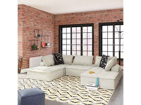 Bales Taupe 5-Piece Modular Seating - Ornate Home