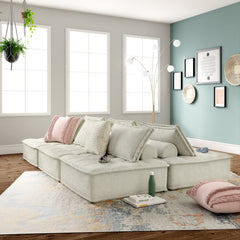 Bales Taupe 6-Piece Modular Seating - Ornate Home