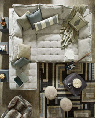 Bales Taupe 7-Piece Modular Seating - Ornate Home