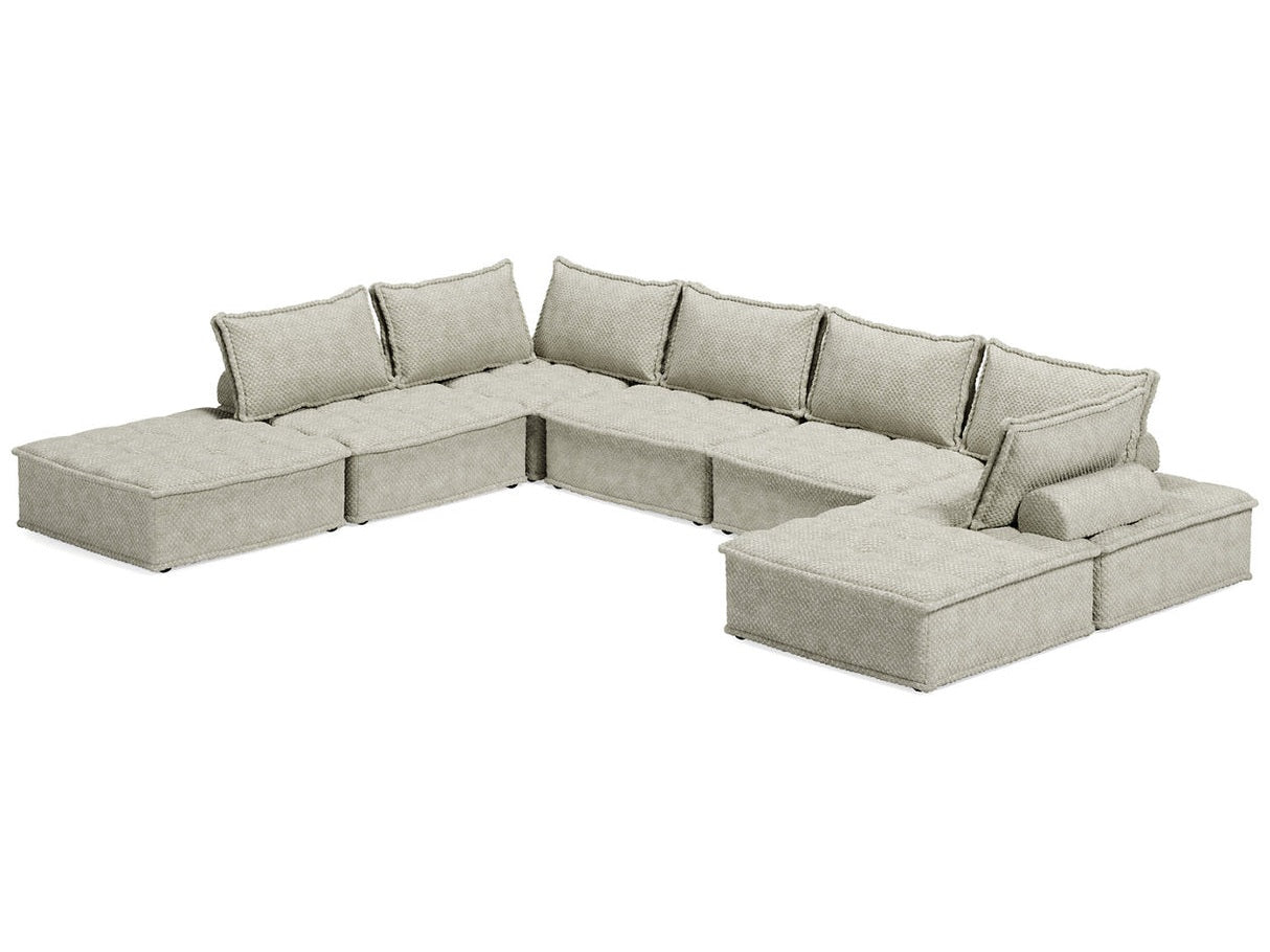 Bales Taupe 7-Piece Modular Seating - Ornate Home