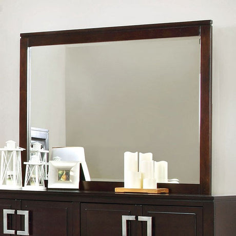 Balfour Brown Cherry Mirror - Ornate Home
