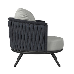 Bali Dark Grey/Grey Outdoor Chair (Set of 2) - Ornate Home