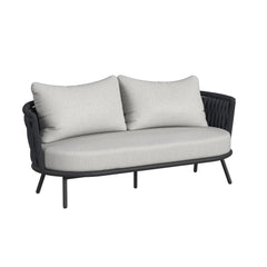 Bali Dark Grey/Grey Outdoor Loveseat - Ornate Home