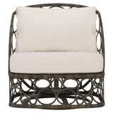 Bali Peppercorn/White/Cream Outdoor Chair - Ornate Home