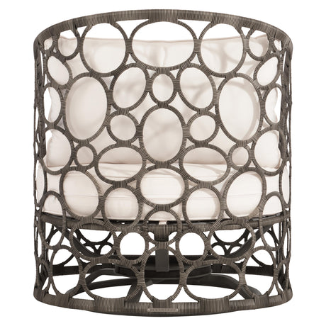 Bali Peppercorn/White/Cream Outdoor Chair - Ornate Home