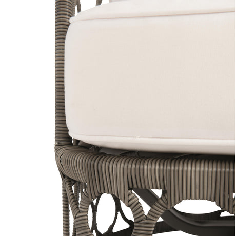 Bali Peppercorn/White/Cream Outdoor Chair - Ornate Home