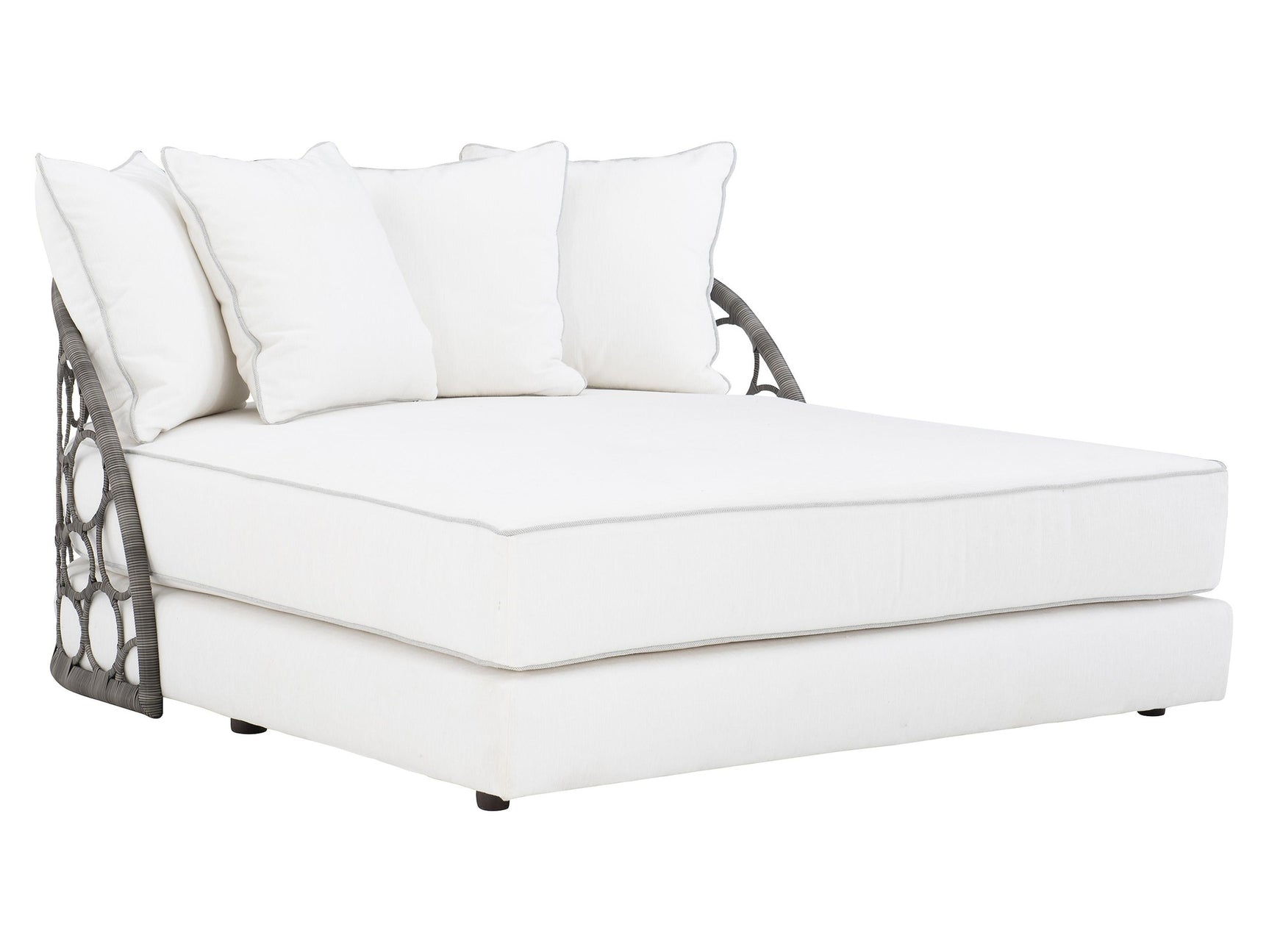 Bali Peppercorn/White/Cream Outdoor Daybed - Ornate Home