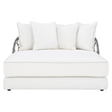 Bali Peppercorn/White/Cream Outdoor Daybed - Ornate Home