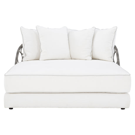 Bali Peppercorn/White/Cream Outdoor Daybed - Ornate Home