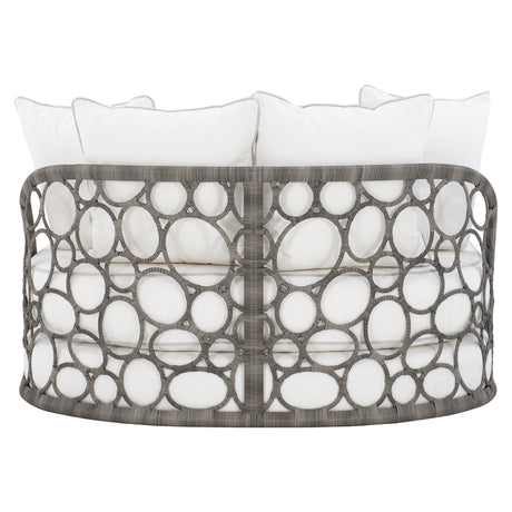 Bali Peppercorn/White/Cream Outdoor Daybed - Ornate Home