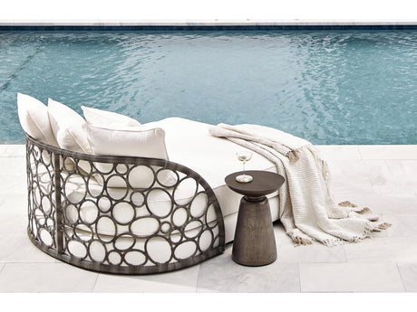 Bali Peppercorn/White/Cream Outdoor Daybed - Ornate Home