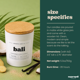 Bali 5.3oz Soy Candle