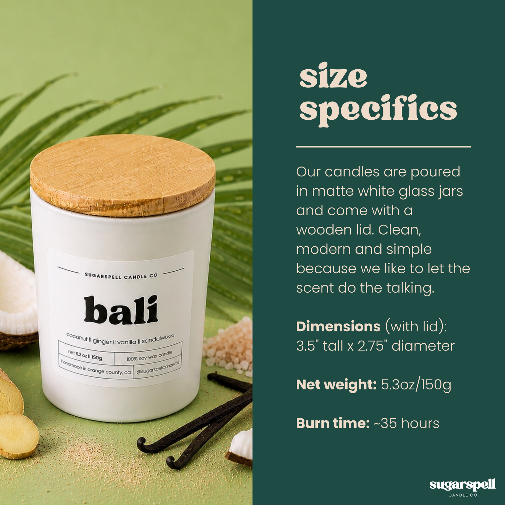 Bali 5.3oz Soy Candle