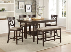 Balin Brown Counter Height Table - Ornate Home