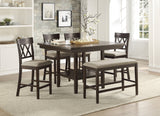 Balin Brown Counter Height Table - Ornate Home