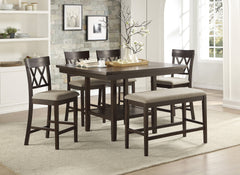 Balin Brown Counter Height Table - Ornate Home