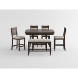 Balin Brown Counter Height Table - Ornate Home