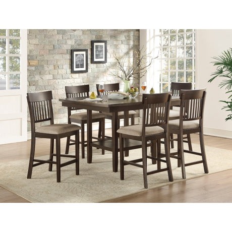Balin Brown Counter Height Table - Ornate Home