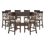 Balin Gray 9pc Dining Set - Ornate Home