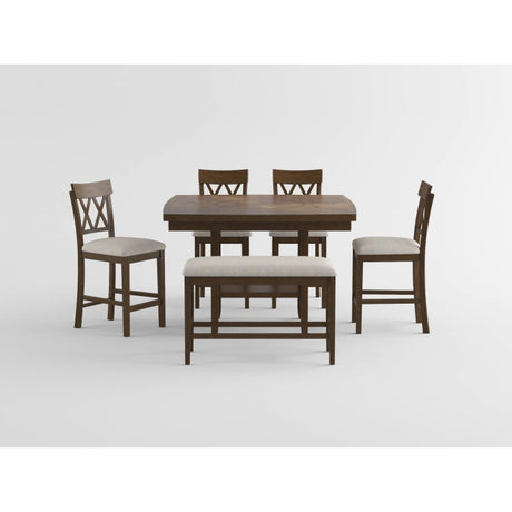 Balin Light Oak Counter Height Table - Ornate Home