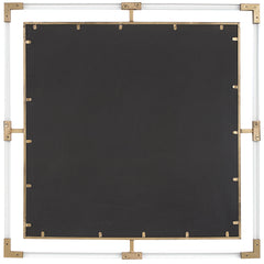 Balkan Gold Golden Square Mirror - Ornate Home