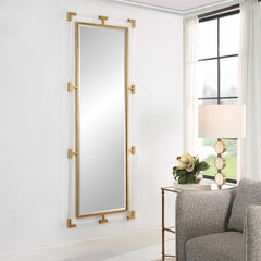 Balkan Gold Tall Mirror - Ornate Home
