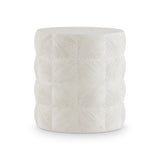 Ballantyne White Outdoor Side Table - Ornate Home