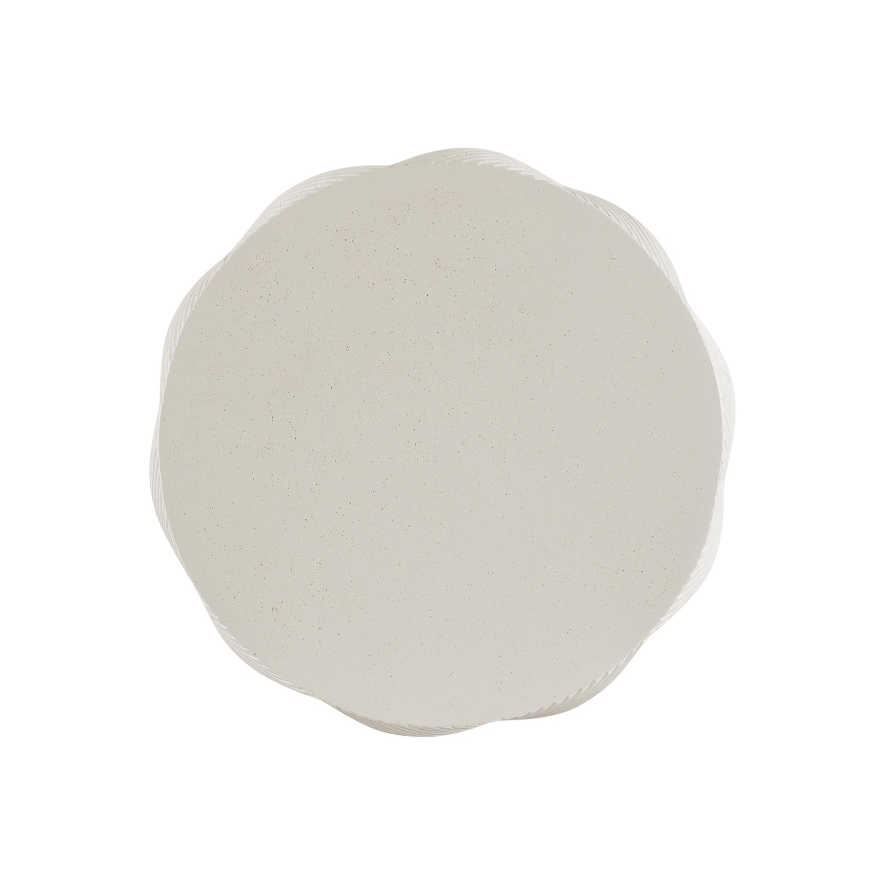 Ballantyne White Outdoor Side Table - Ornate Home
