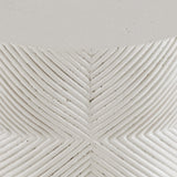 Ballantyne White Outdoor Side Table - Ornate Home