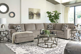 Ballinasloe Platinum 3pc Sectional Sofa w/ LAF Chaise (Online Special Price) - Ornate Home