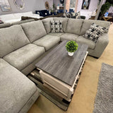 Ballinasloe Platinum 3pc Sectional Sofa w/ LAF Chaise (Online Special Price) - Ornate Home
