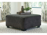 Ballinasloe Smoke Oversized Ottoman (Online Special Price) - Ornate Home