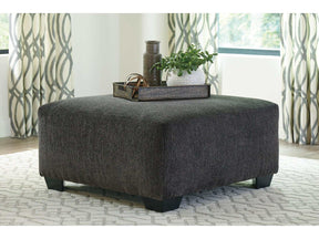 Ballinasloe Smoke Oversized Ottoman (Online Special Price) - Ornate Home