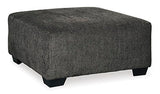 Ballinasloe Smoke Oversized Ottoman (Online Special Price) - Ornate Home