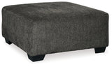 Ballinasloe Smoke Oversized Ottoman (Online Special Price) - Ornate Home