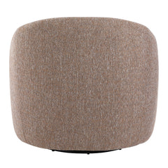 Ballona Brown Accent Chair W/Swivel - Ornate Home