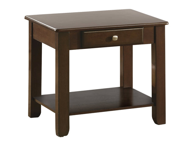 Ballwin Dark Cherry End Table - Ornate Home