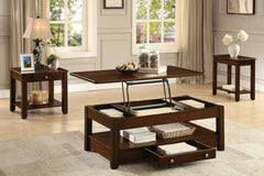 Ballwin Dark Cherry End Table - Ornate Home