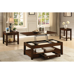 Ballwin Dark Cherry End Table - Ornate Home