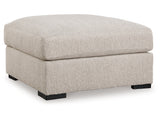 Ballyton Sand Oversized Accent Ottoman (Online Special Price) - Ornate Home
