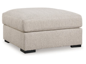 Ballyton Sand Oversized Accent Ottoman (Online Special Price) - Ornate Home