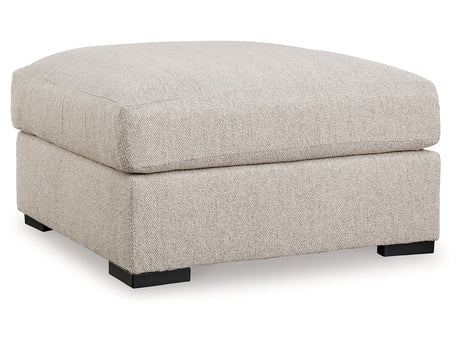 Ballyton Sand Oversized Accent Ottoman - Ornate Home