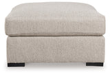 Ballyton Sand Oversized Accent Ottoman - Ornate Home