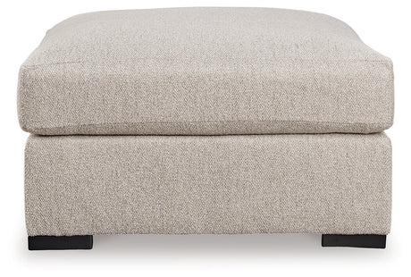 Ballyton Sand Oversized Accent Ottoman - Ornate Home