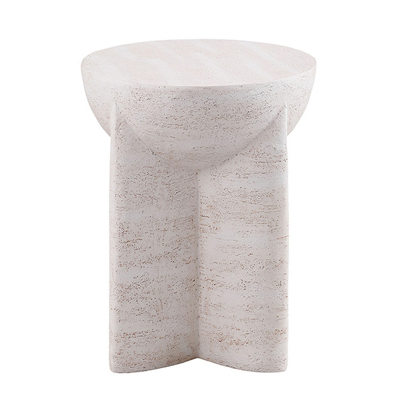 Balma Off-White Side Table